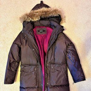 Vintage DKNY fur trim jacket x-small